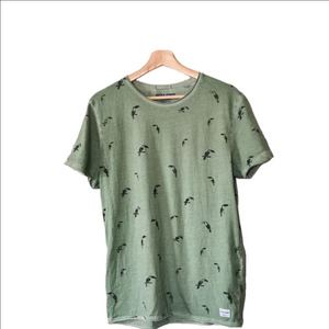 Jack & Jones men's t shirt. Sage green size small.